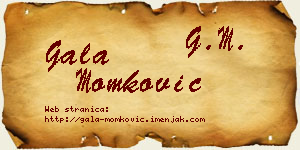 Gala Momković vizit kartica